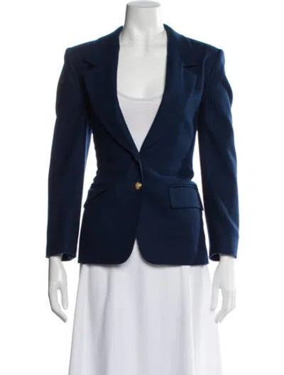 Pre-owned Pendleton Virgin Wool Blazer In Blue