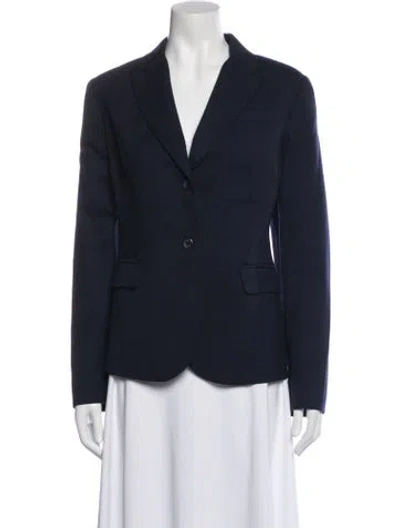 Pre-owned Pendleton Virgin Wool Blazer In Blue