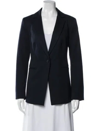 Pre-owned Pendleton Virgin Wool Blazer In Blue