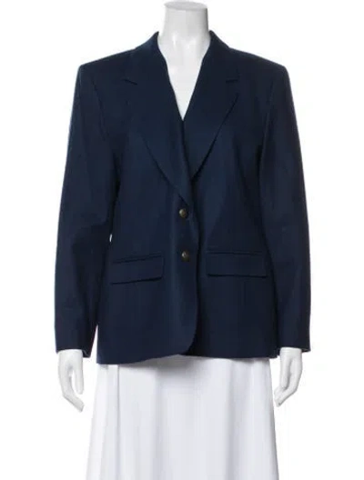 Pre-owned Pendleton Virgin Wool Blazer In Blue