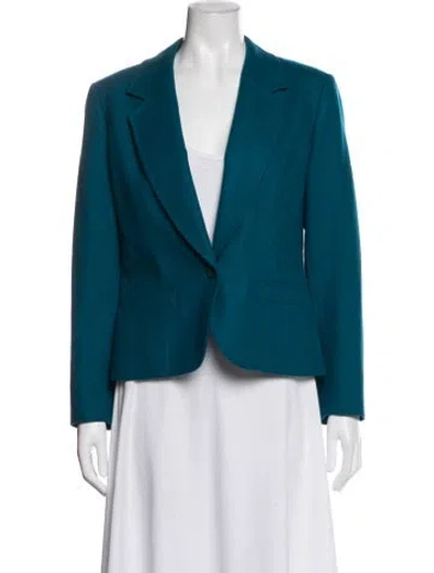 Pre-owned Pendleton Virgin Wool Blazer In Blue