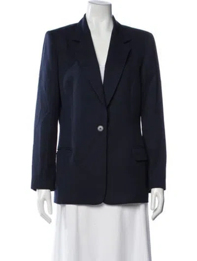 Pre-owned Pendleton Virgin Wool Blazer In Blue