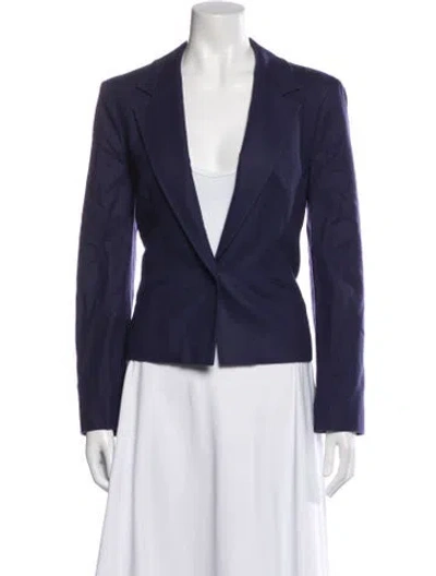 Pre-owned Pendleton Virgin Wool Blazer In Blue