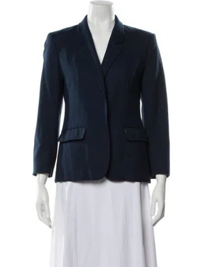 Pre-owned Pendleton Virgin Wool Blazer In Blue