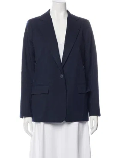 Pre-owned Pendleton Virgin Wool Blazer In Blue