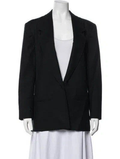 Pre-owned Pendleton Virgin Wool Blazer In Blue