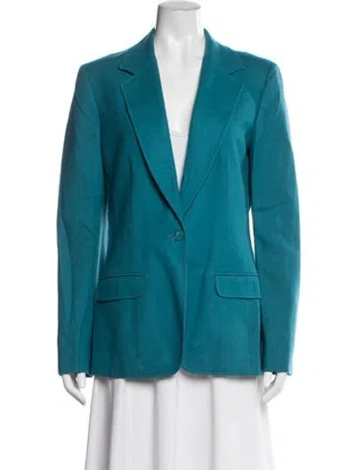 Pre-owned Pendleton Virgin Wool Blazer In Blue