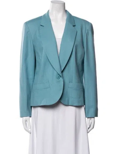Pre-owned Pendleton Virgin Wool Blazer In Blue