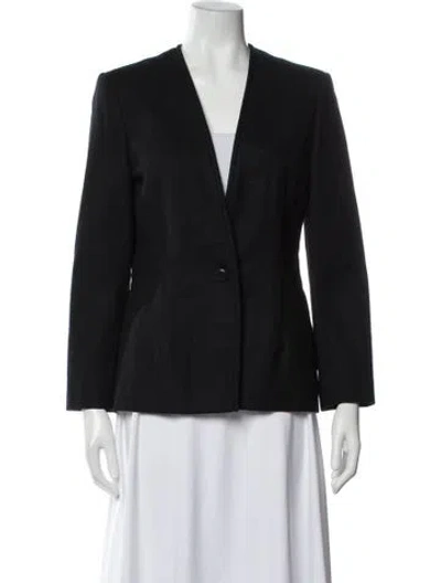 Pre-owned Pendleton Virgin Wool Blazer In Gray