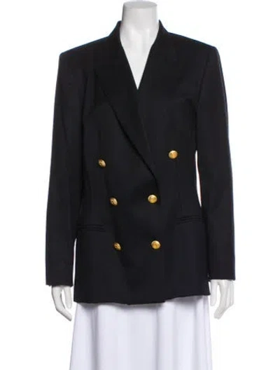 Pre-owned Pendleton Virgin Wool Blazer In Gray