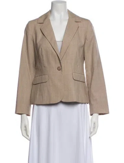 Pre-owned Pendleton Virgin Wool Blazer In Neutral