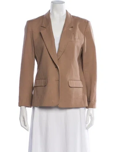 Pre-owned Pendleton Virgin Wool Blazer In Neutral