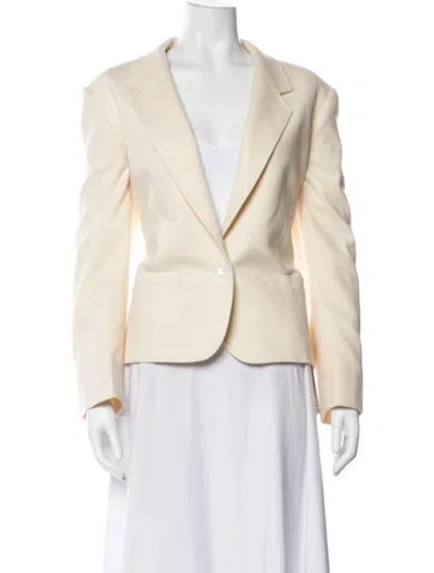 Pre-owned Pendleton Virgin Wool Blazer In Neutral