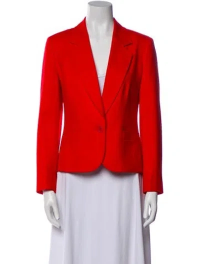 Pre-owned Pendleton Virgin Wool Blazer In Red