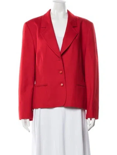 Pre-owned Pendleton Virgin Wool Blazer In Red