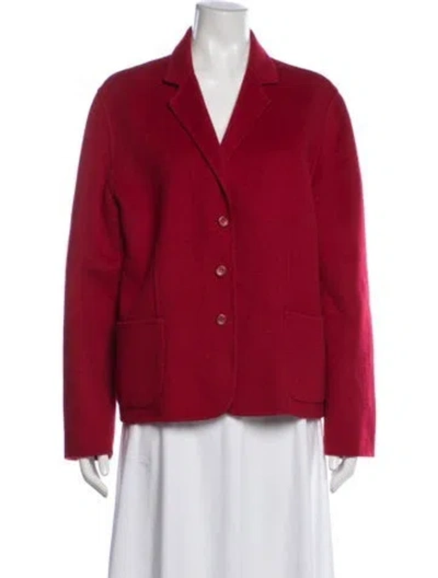 Pre-owned Pendleton Virgin Wool Blazer In Red