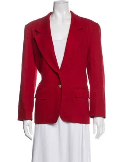Pre-owned Pendleton Virgin Wool Blazer In Red