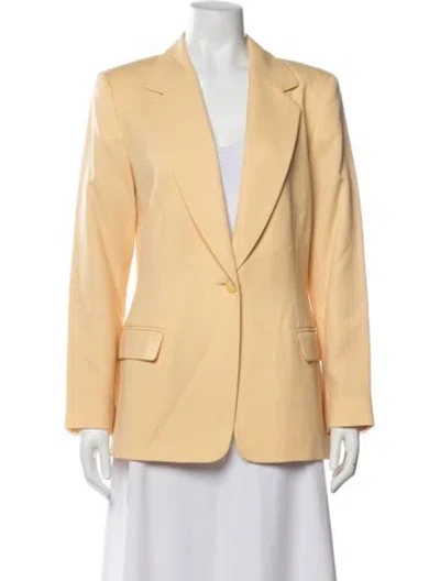 Pre-owned Pendleton Virgin Wool Blazer In Yellow
