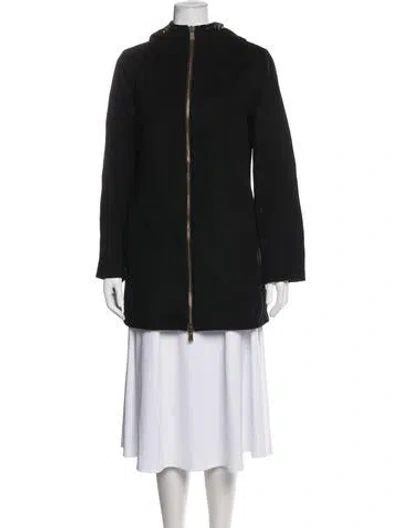 Pre-owned Pendleton Virgin Wool Coat In Black