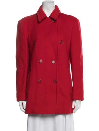 Pre-owned Pendleton Virgin Wool Coat In Red