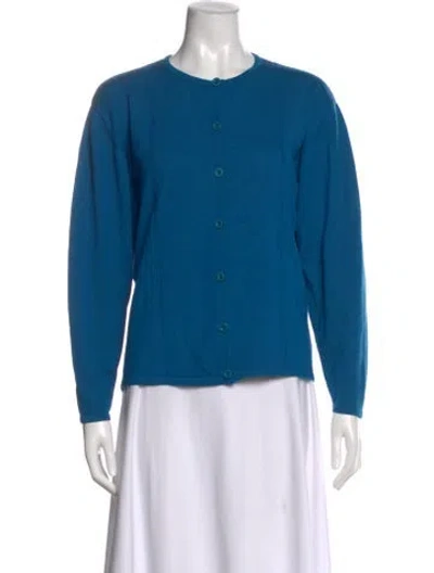 Pre-owned Pendleton Virgin Wool Crew Neck Sweater In Blue