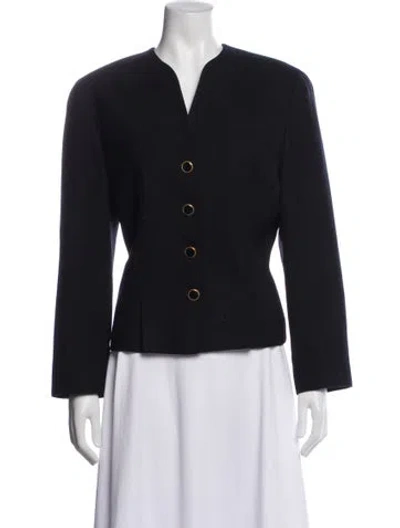 Pre-owned Pendleton Virgin Wool Evening Jacket In Black