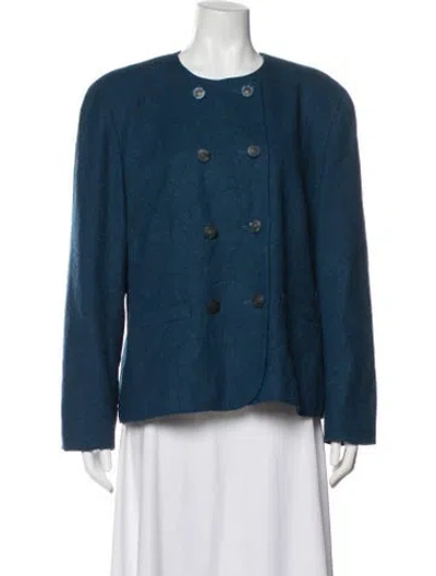 Pre-owned Pendleton Virgin Wool Jacket In Blue