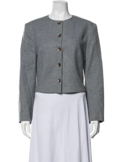 Pre-owned Pendleton Virgin Wool Jacket In Grey