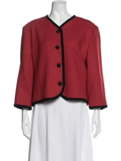 Pre-owned Pendleton Virgin Wool Jacket In Red