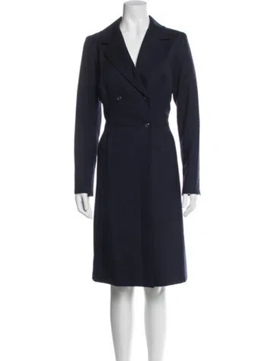 Pre-owned Pendleton Virgin Wool Knee-length Dress In Blue