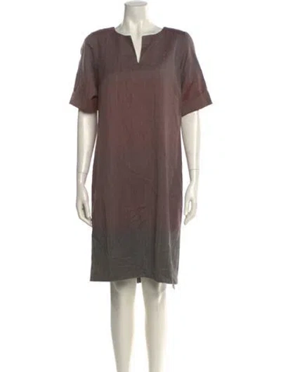 Pre-owned Pendleton Virgin Wool Knee-length Dress In Red