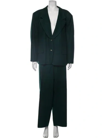 Pre-owned Pendleton Virgin Wool Pant Set In Green