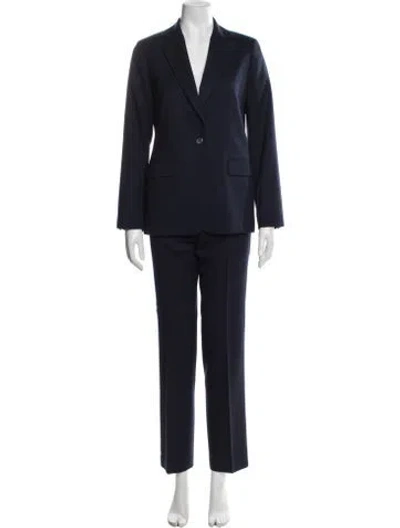 Pre-owned Pendleton Virgin Wool Pantsuit In Blue