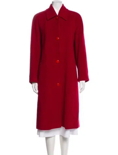 Pre-owned Pendleton Virgin Wool Peacoat In Red