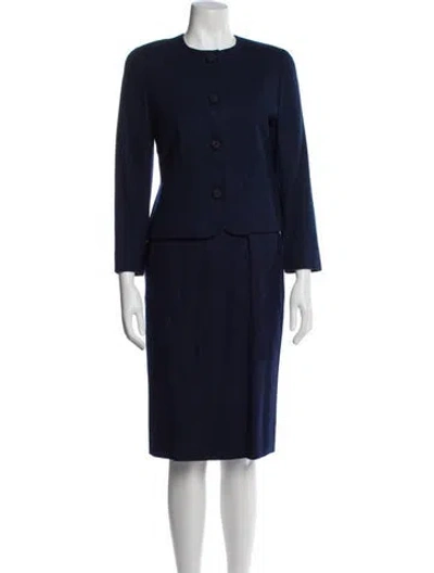 Pre-owned Pendleton Virgin Wool Set In Blue