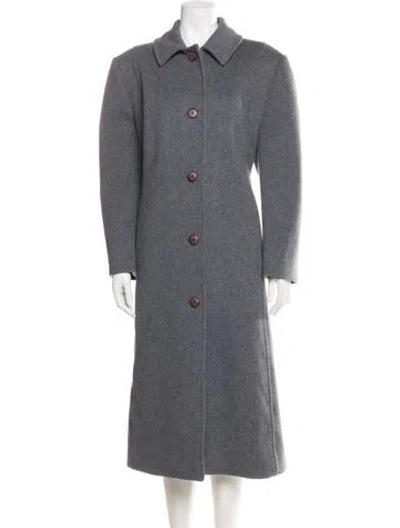 Pre-owned Pendleton Virgin Wool Trench Coat In Gray