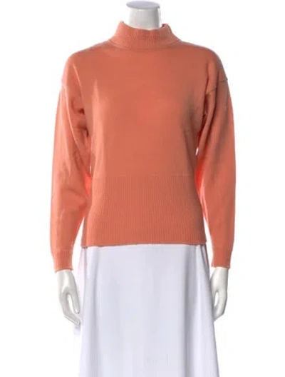 Pre-owned Pendleton Virgin Wool Turtleneck Sweater In Pink