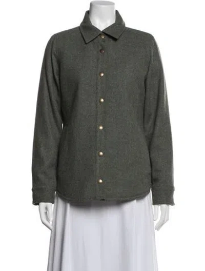 Pre-owned Pendleton Virgin Wool Tweed Pattern Jacket W/ Tags In Green