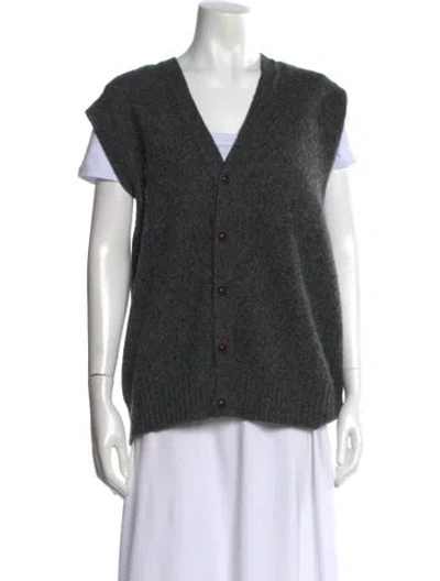 Pre-owned Pendleton Virgin Wool V-neck Sweater In Multi