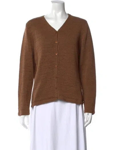 Pre-owned Pendleton V-neck Sweater In Neutrals