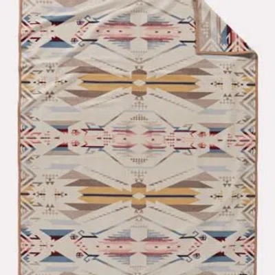 Pendleton White Sands Throw In Cream,gold