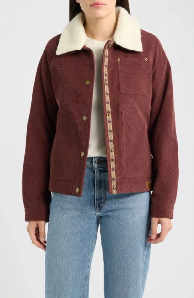 Pendleton Wind Basin Corduroy Jacket In Red