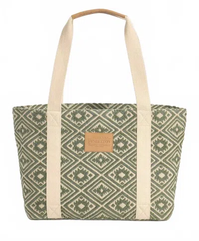 Pendleton Women's Bayside Cotton Tote In Green