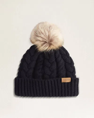 Pendleton Women's Cable Beanie In Black