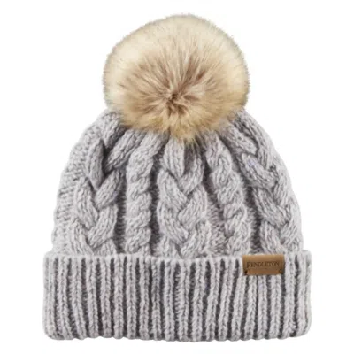 Pendleton Women's Cable Hat In Grey In Gray