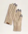 Pendleton Women's Cable Texting Glove In Cream