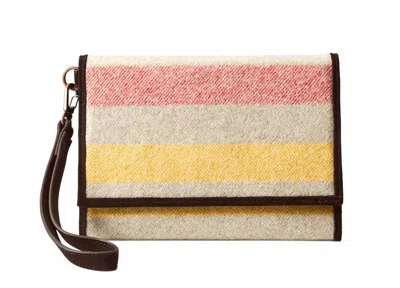 Pendleton Women's Trifold Smartphone Wallet In Glacier In Multi