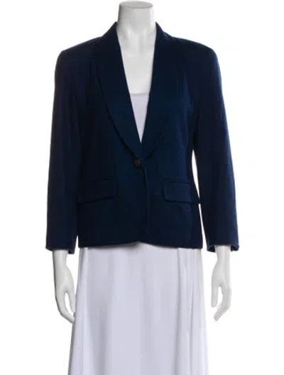 Pre-owned Pendleton Wool Blazer In Blue