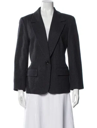 Pre-owned Pendleton Wool Blazer In Gray