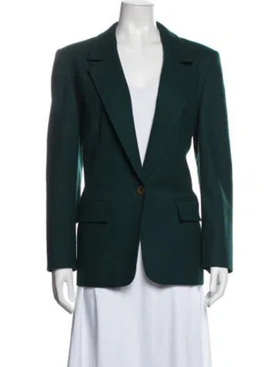 Pre-owned Pendleton Wool Blazer In Green